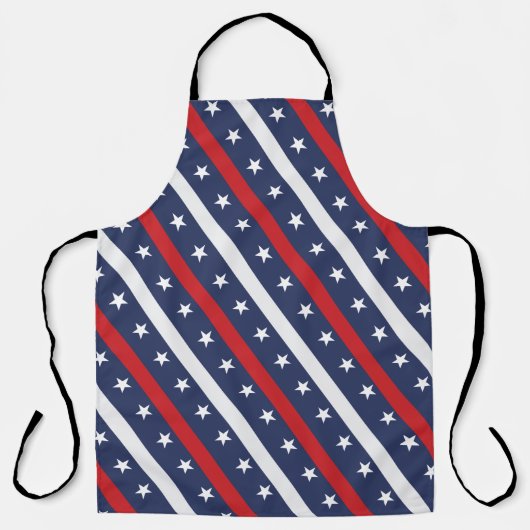De meest patriottische Amerikaanse vlag | 4e juli Schort (Voorkant)