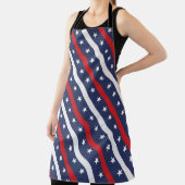 De meest patriottische Amerikaanse vlag | 4e juli Schort (Insitu)