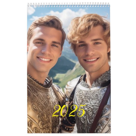 De meest romantische mannen. 2025 kalender (Hoes)