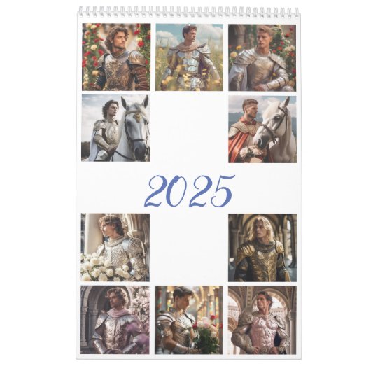 De meest romantische mannen. 2025 kalender (Achterkant)