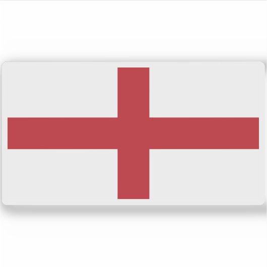 De meest serene vlag van Genua (1005-1814) Sticker (Voorkant)