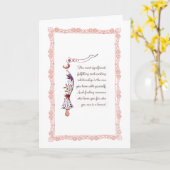 De meest significante relatie lady quote kaart (Gele Bloem)