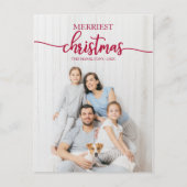 De meest veeleisende kerstdag Unieke Fotovakantie- Briefkaart (Voorkant)