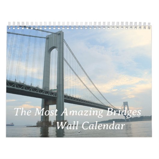 De meest verbazingwekkende Bridges Wall Calendar Kalender (Hoes)