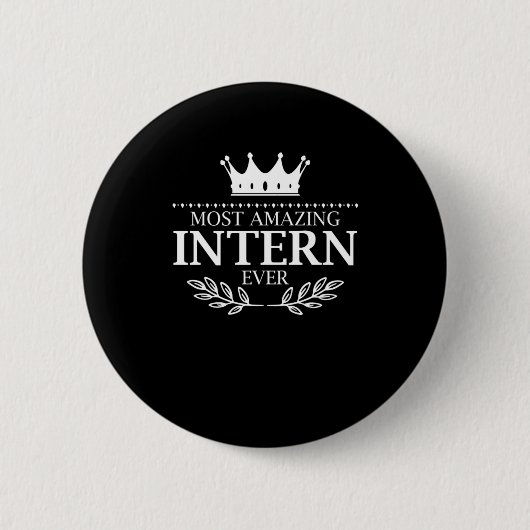De meest verbazingwekkende intern ooit internershi ronde button 5,7 cm (Voorkant)