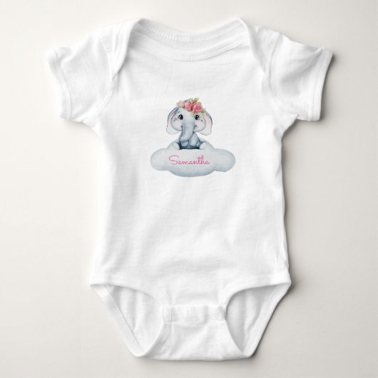 De meest verbijsterende Baby olifant ooit! Romper (Voorkant)