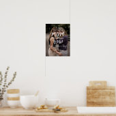 De meest verbluffende mam-kalligrafie op maat poster (Keuken)