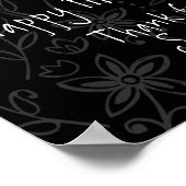 De meest verbluffende mammakreelgrafie zwart-wit poster (Hoek)