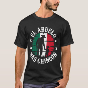 De meest vetste opa Beste Opa Mexicaanse Vlag T-shirt