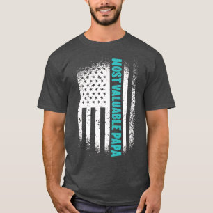 De meest waardevolle Papa Papa Papa Fathers Dag T-shirt