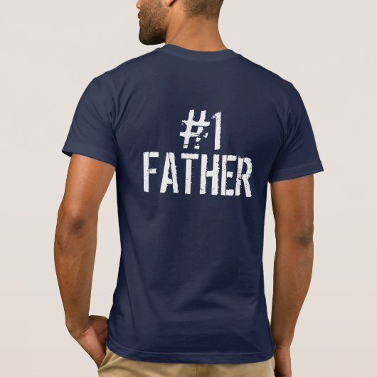 De meest waardevolle vader MVF vaders Dag Gift voo T-shirt (Achterkant)