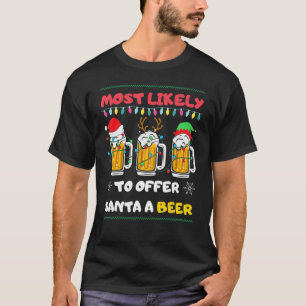 De meest waarschijnlijke aanbieding aan de kerstma t-shirt