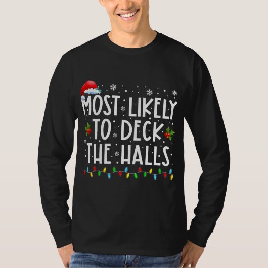De meest waarschijnlijke decodering van de kerstma t-shirt (Voorkant)
