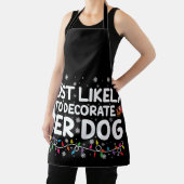 De meest waarschijnlijke decoratie van haar hond F Schort (Insitu)