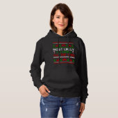 De meest waarschijnlijke Drink van alle kerst van  Hoodie (Voorkant volledig)