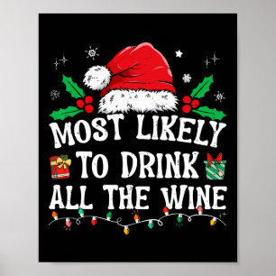 De meest waarschijnlijke Drink van de gehele wijnf Poster