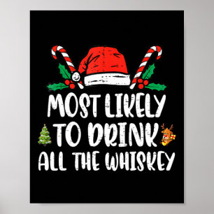 De meest waarschijnlijke Drink van de hele Whiskey Poster