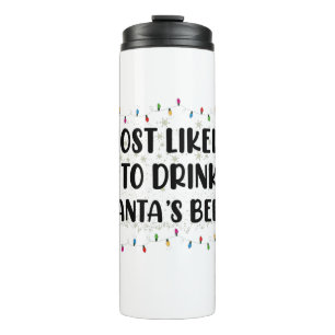 De meest waarschijnlijke Drink voor kerstmis van d Thermosbeker