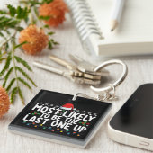 De meest waarschijnlijke is de laatste kerstman sleutelhanger (Voorkant Rechts)