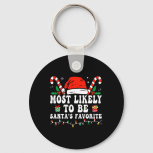 De meest waarschijnlijke kerstman is de favoriete  sleutelhanger