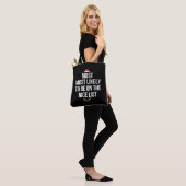 De meest waarschijnlijke kerstman op de lijst van  tote bag (Op model)
