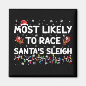 De meest waarschijnlijke kerstman van de Race Sant Magneet (Voorkant)