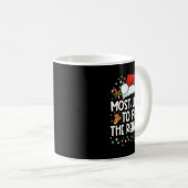 De meest waarschijnlijke kerstman van de renniffer koffiemok (Voorkant rechts)