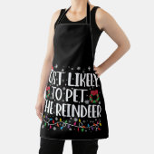 De meest waarschijnlijke kerstman van de renniffer schort (Insitu)