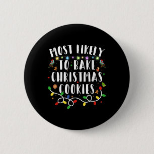 De meest waarschijnlijke om de kerstkoekjesfamilie ronde button 5,7 cm