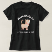 De meest waarschijnlijke om een oranje tablet van  t-shirt (Design voorkant)