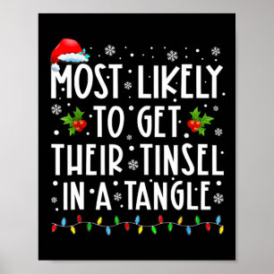 De meest waarschijnlijke om hun Tinsel in een drie Poster