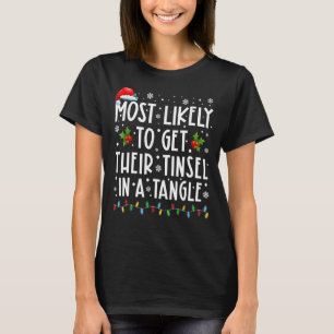 De meest waarschijnlijke om hun Tinsel in een drie T-shirt