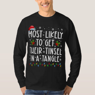 De meest waarschijnlijke om hun Tinsel in een drie T-shirt
