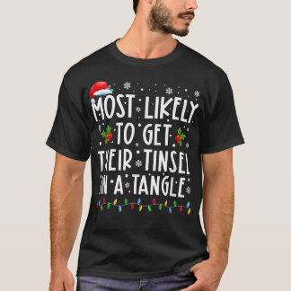 De meest waarschijnlijke om hun Tinsel in een drie T-shirt