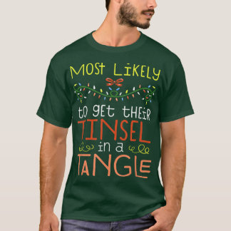 De meest waarschijnlijke om hun Tinsel in een drie T-shirt