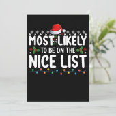 De meest waarschijnlijke plaats op het kerstcadeau kaart (Staand voorkant)