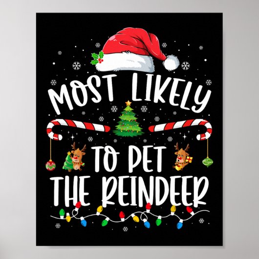 De meest waarschijnlijke plek voor de rendierkerst poster (Voorkant)