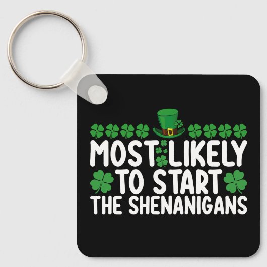 De meest waarschijnlijke start met de Shenanigans  Sleutelhanger (Voorkant)