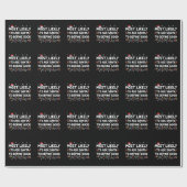 De meest waarschijnlijke vraag aan de Kerstman om  Cadeaupapier (Vlak)