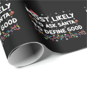 De meest waarschijnlijke vraag aan de Kerstman om  Cadeaupapier (Rol Hoek)