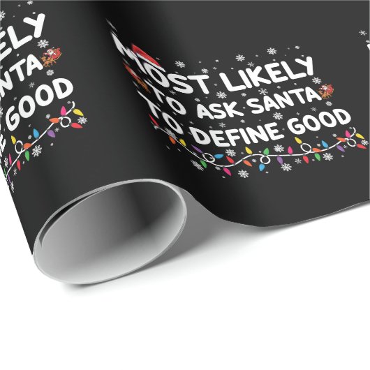 De meest waarschijnlijke vraag aan de Kerstman om Cadeaupapier (Rol Hoek)