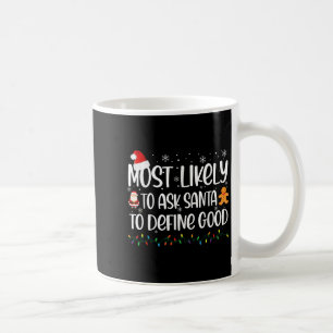 De meest waarschijnlijke vraag aan de Kerstman om Koffiemok