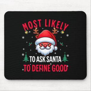 De meest waarschijnlijke vraag aan de Kerstman om Muismat