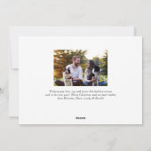 De meest wonderbaarlijke tijd Rustic schoolbord fo Feestdagenkaart (Achterkant)