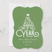 de meest wonderbaarlijke tijd van het jaar... feestdagenkaart (Voorkant)