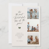 De meest wonderbaarlijke tijd van het jaar foto feestdagenkaart (Voorkant)