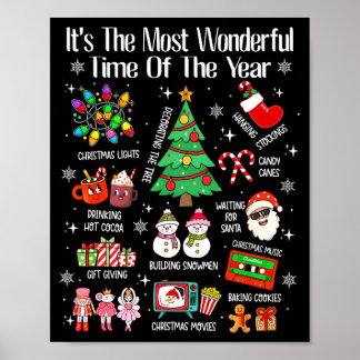 De meest wonderbaarlijke tijd van het jaar kerstmi poster