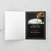 De meest wonderbaarlijke tijd voor een biertje Pre Feestdagen Kaart (Binnen)