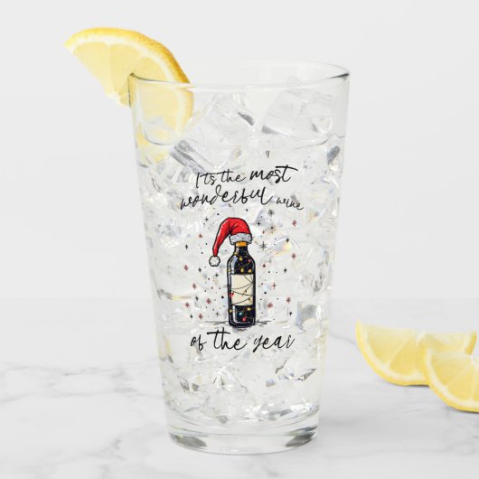 De meest wonderbaarlijke wijn van het jaar glas (Voorkant ijs)