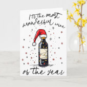 De meest wonderbaarlijke wijn van het jaar kaart (Gele Bloem)